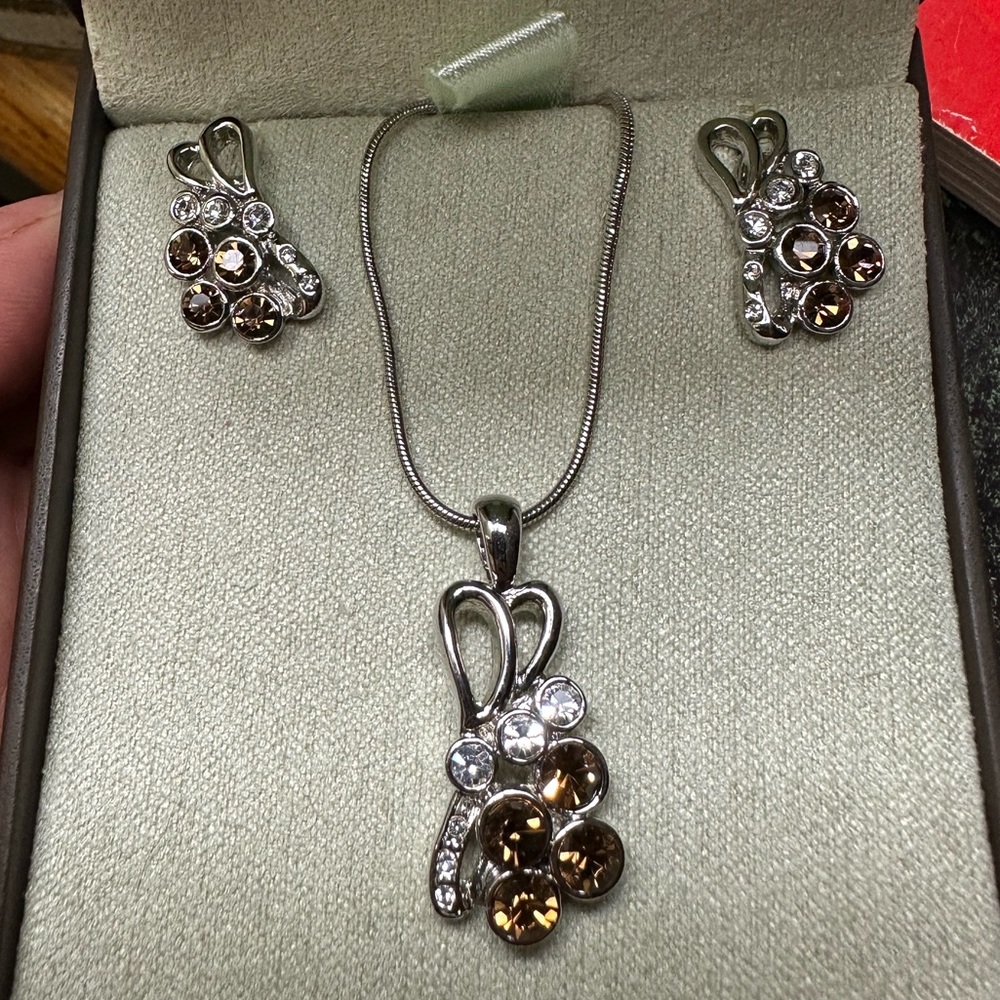 New necklace with earrings